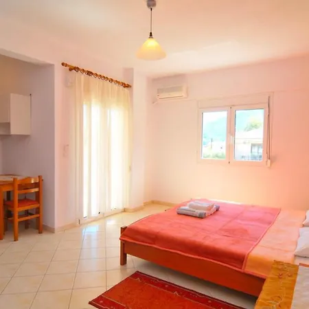 Room In Studio - Hotel Georgia - Peaceful Room Near Golden Beach In Thassos Island * 克里斯阿穆迪亚