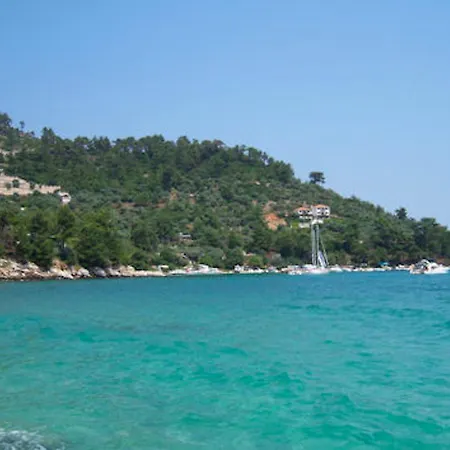 Room In Studio - Hotel Georgia - Peaceful Room Near Golden Beach In Thassos Island * 克里斯阿穆迪亚